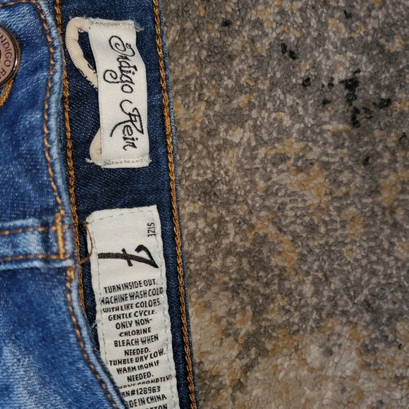 Indigo Rein Denim skirt sz 7 - Picture 2 of 5